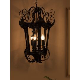 Fos  Shal-Leaf-Lantern-Black-Small-HL3